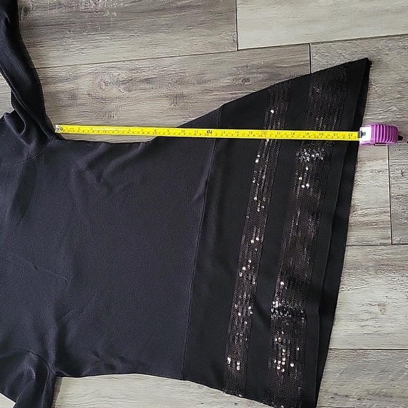 NWOT INC International Concepts Assymetrical Sequined Sweater - Picture 7 of 8